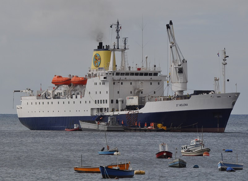 RMS ST. Helena in James Bay