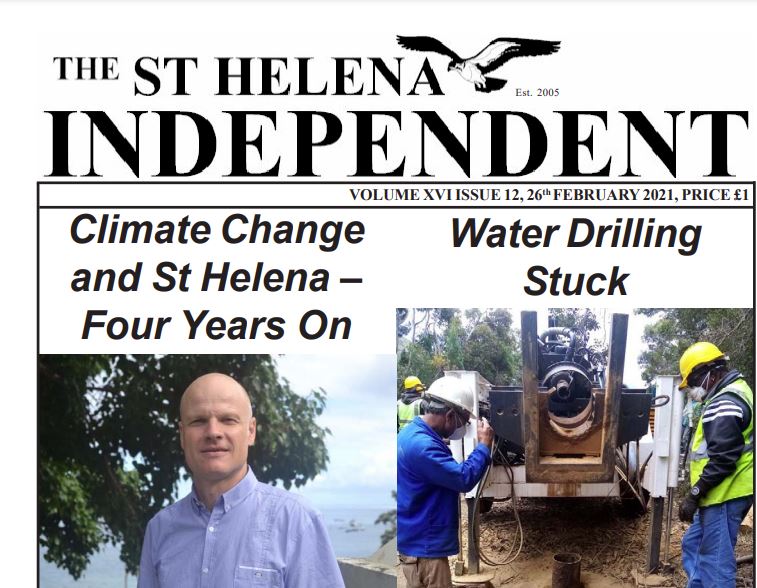 The St. Helena Independent ist eine Zeitung für die Insel St. Helena